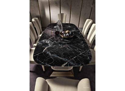 Dining table luxury solid wood furniture from Italy dining room tables furniture