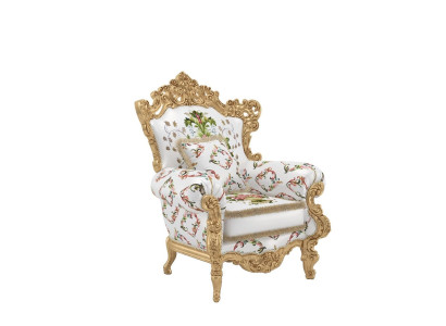 Armchair Design Couch Sofa Relax Fabric Lounge Club Upholstery Seat Luxury White New