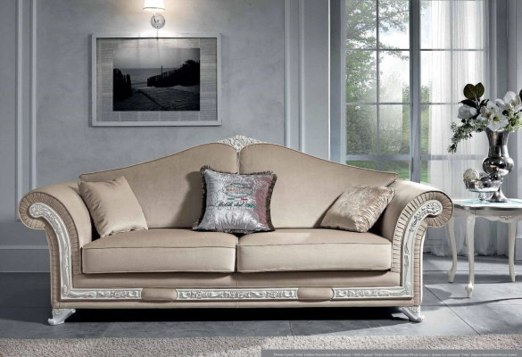 Sofa 3-seater living room furniture three-seater sofas Italian luxury furniture fabric