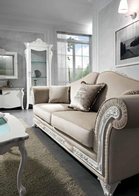 Sofa 3-seater living room furniture three-seater sofas Italian luxury furniture fabric