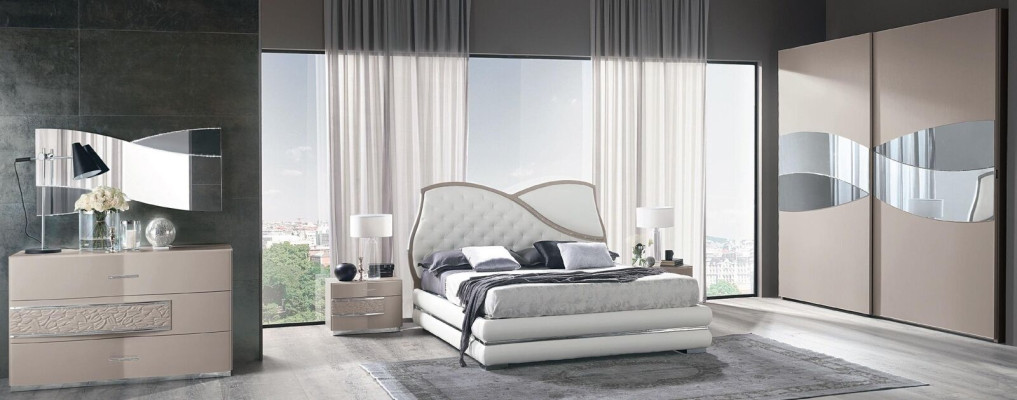 Wardrobe with sliding doors bedroom wood cabinet cabinets wood mirror