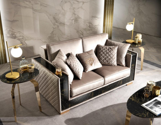 Two-seater sofa 2-seater big XL couch sofas couches living room design new