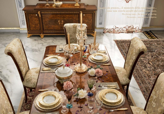 Dining Table Design Furniture Setup Tables Solid Wood Table New Luxury Italian