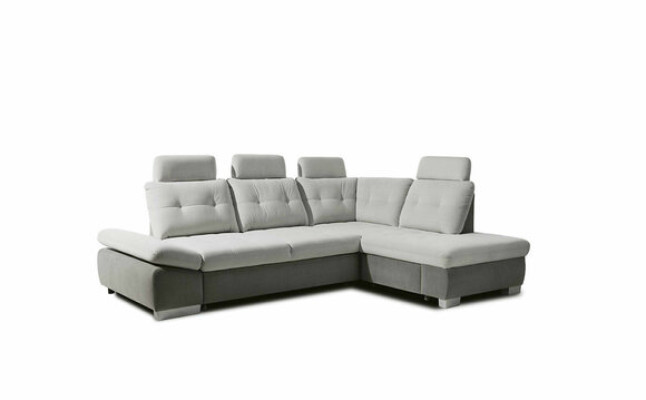 Sectional sofa L shape sofa living landscape set fabric sofas bed function sleep couch