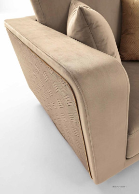 Armchair Design Couch Sofa Fabric Relax Lounge Luxury TV Club Upholstered Seat