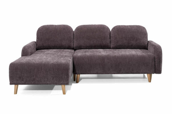 Comfortable corner sofa combines modern and functional design.