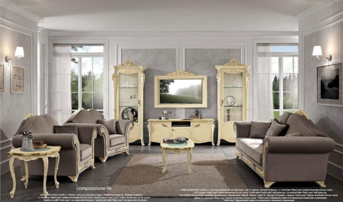 Display Cabinet Wood Luxury Cabinets Classic Wardrobe Design Glass Italian Furniture