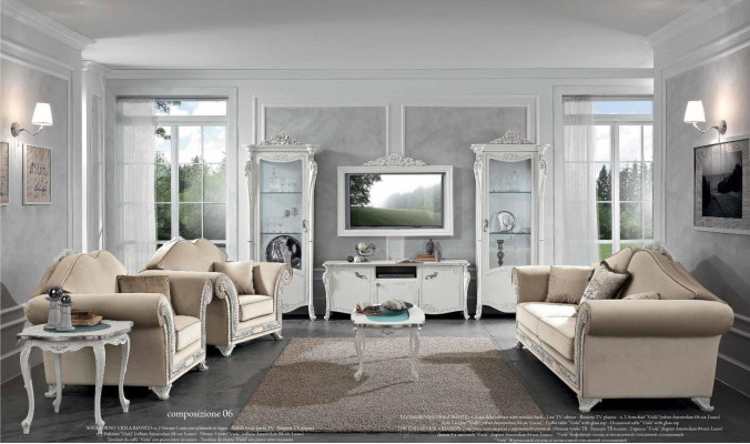 Showcase living room furniture, solid wood vitrines, glass cabinet, real wood sideboard