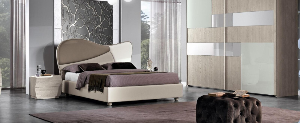 Furniture Modern Luxury Beds New Bed Textile 2x Nightstand 3-piece Bedroom Set