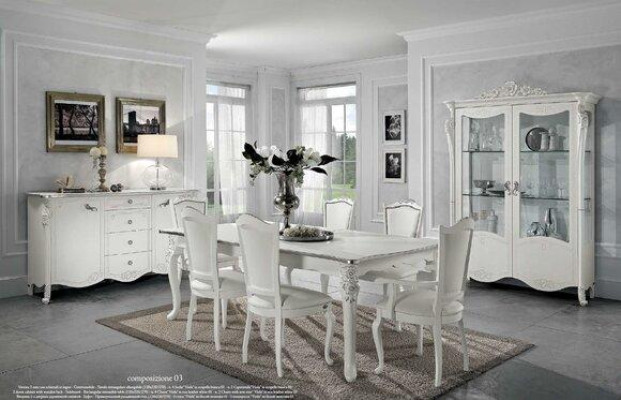 Dining table solid wood furniture white table dining room classic dining tables wooden tables