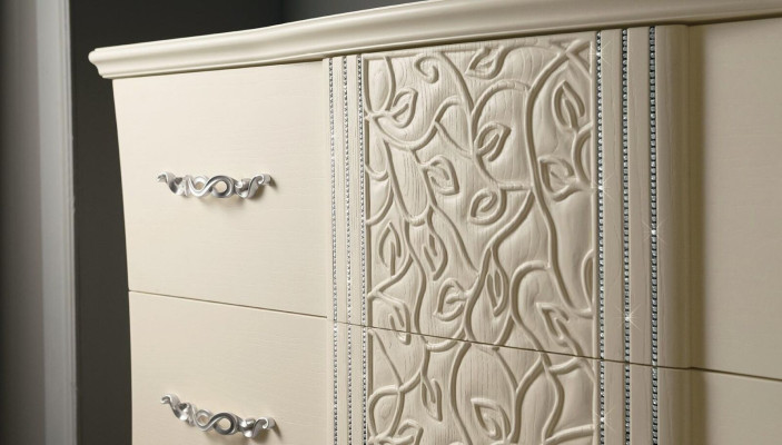 Chest Cabinet Luxury Shelf Console Italy Furniture Wood Cabinet Dressers Modern Wood
