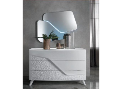 Dresser with mirror wood dressers furniture wardrobe bedroom white sideboard new