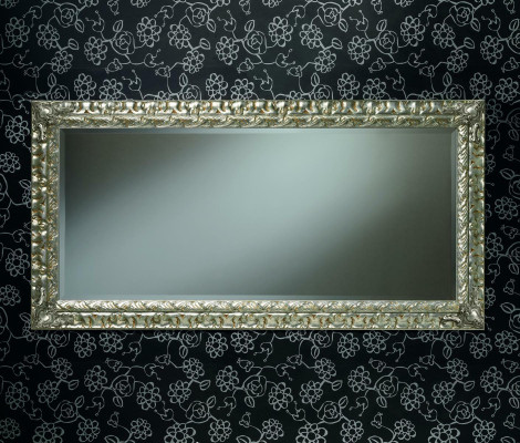 Classic wall mirror wood frame mirror furniture 182x92 glass frame wall wood new