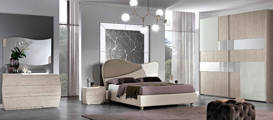 Dresser with mirror set dressers wood group bedroom modern set new