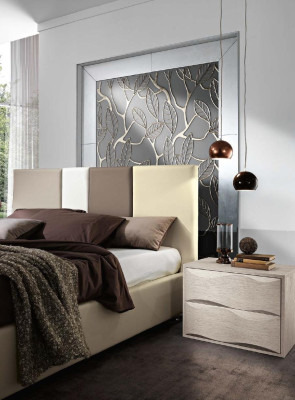 Bed double bed bed frames bed frame beds double luxury wood design leather