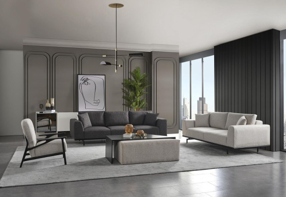 Sofa set 431 stool coffee table seating living room design new 5-piece set