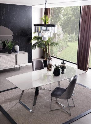 Complete Set Dining Table 4x Chairs Dining Room Set Dining Group Table Tables 5-piece