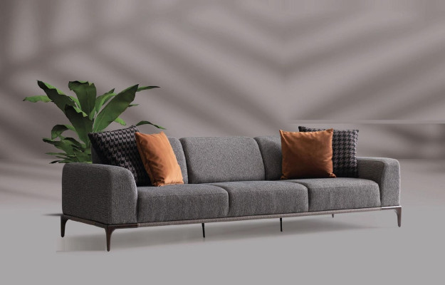 Sofa 4 seater color gray living room design style furniture modern new
