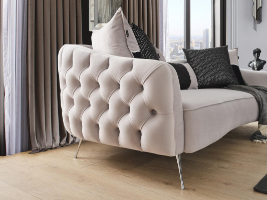 Sofa set 431 seater coffee table living room set 4-piece, white new modern