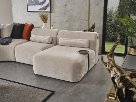 Set corner sofa L shape seat1 sofa set coffee table stool living room