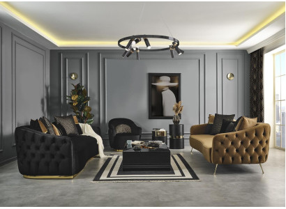Sofa set 431 seater coffee table set textile design new set 4-piece