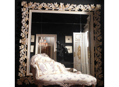 Handcrafted wall mirror mirror frame carved frame gold classic