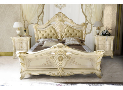 Bedroom luxury bed nightstand dresser complete set furniture hotel