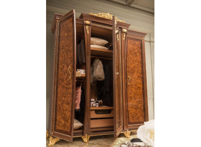 Wardrobe Solid Bedroom Furniture Italy Real Wood Wardrobe Wood Cabinet