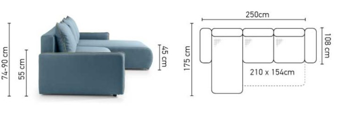 Corner sofa, sleeper sofa, sofa, couch, upholstery, corner suite, bed function, seat, couches, new.