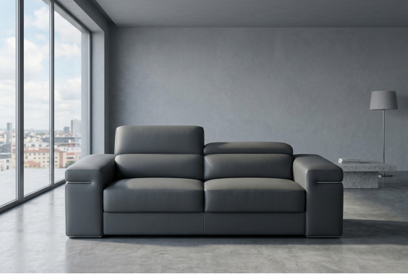 Multifunctional Leather Sofa Seat Cushion Living Room Set Leather Suite Sofa 3+2
