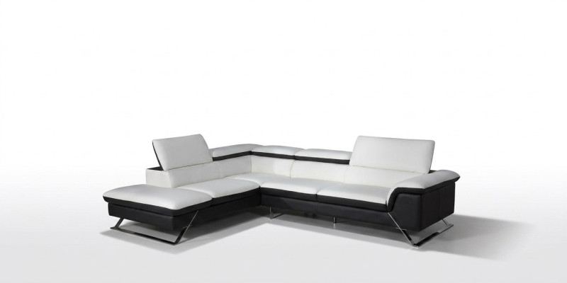 Designer seat cushion leather sofa set couch living landscape L-shape