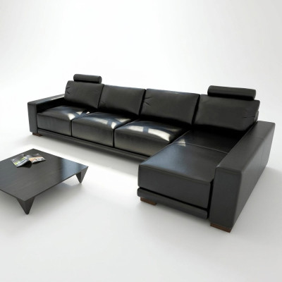 Leather sofa couch living landscape corner sofa corner suite design modern sofa A1121C