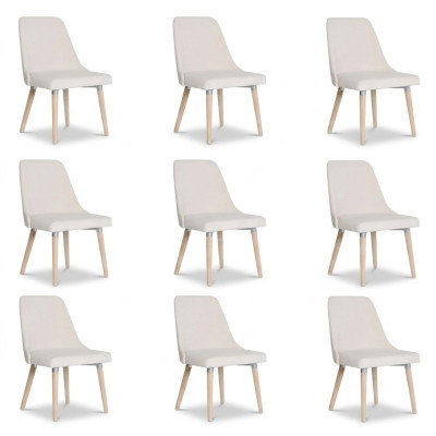 6x Design Upholstered Seat Chairs Chair Dining Suite Armchair Lounge Club Set