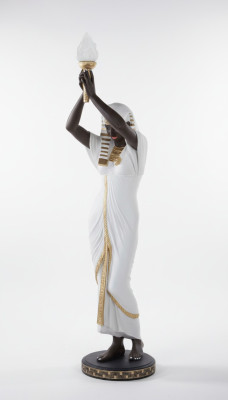 Floor lamp sculpture figure lamps light Egypt statue figures sculptures decor