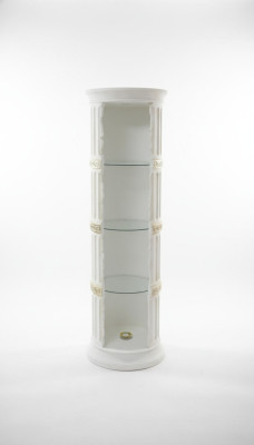 Showcase bar corner shelf glass amphora vase floor vase pillar cabinet display shelves