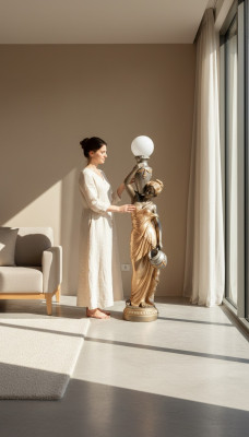 Floor lamp lamp light statue figure sculptures sculpture statues floor lamp new