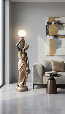 Floor lamp lamp light statue figure sculptures sculpture statues floor lamp new
