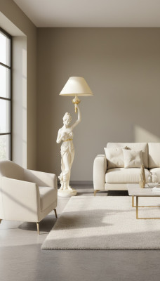 Sculpture Stand Light Design XXL Floor Standing Lamp Living Room Lights 183cm
