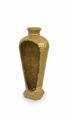 XXL Medusa Antique Style Display Cabinet Bar Floor Vase Cabinet Display Column 127cm New