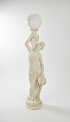 Floor lamp sculpture figure lamp light Egypt statue figures sculptures 1680