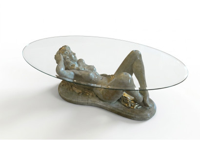 Erotic Glass Table Sculpture Figure Coffee Table Table Sofa Order Tables Statue