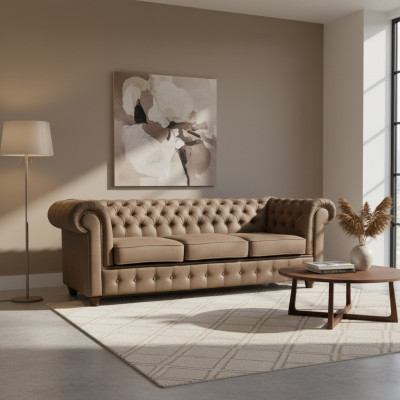 Chesterfield Sofa Set Sofa 3+1+1 Couch Upholstery Set Sofas Couches Complete