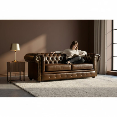 Chesterfield Sofa 2 Seater York Couch Upholstered Sofas New