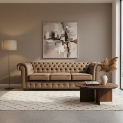 Chesterfield Cambridge 3-seater with bed function couch upholstery sofas couches new