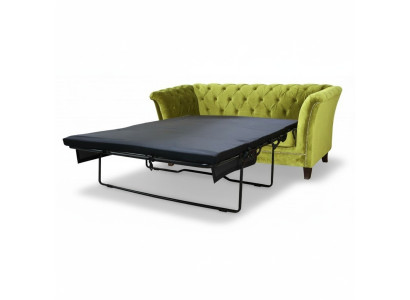 Chesterfield Sofa Bed 2-Seater Sofa Bed Function Couch Upholstered Sofas
