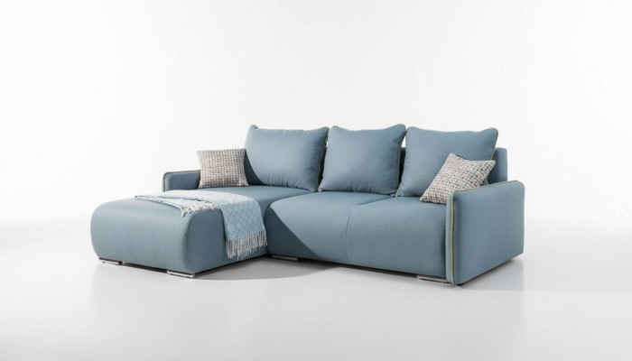 Corner sofa, sleeper sofa, sofa, couch, upholstery, corner suite, bed function, seat, couches, new.