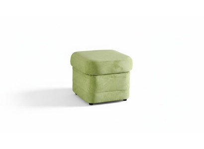 XXL Club Ottoman Pouf Leather Ottoman Designer Textile Footstool Club Lounge