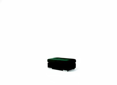 XXL Club Footstool Leather Lounge Ottoman Pufa Textile Ottoman