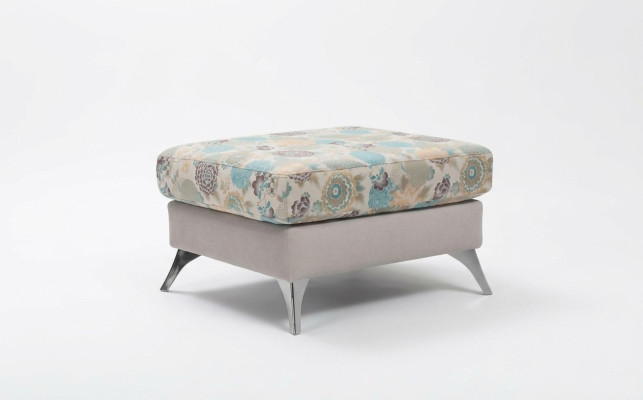 XXL Club Footstool Lounge Stool Ottoman Pouffe Leather Textile Ottoman