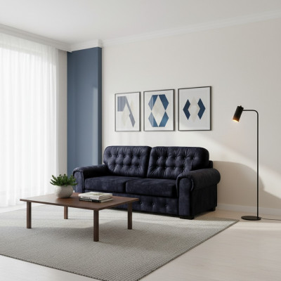 Design 2-Seater Relax Sofas Club Lounge Sofa Upholstered Couch Fabric Sofas Textile